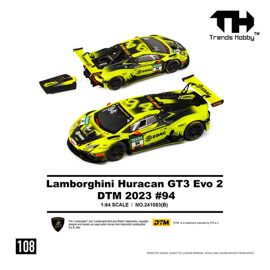 Trends Hobby 1:64 Lamborghini Huracan GT3 Evo 2 DTM 2023 No.94 241083B