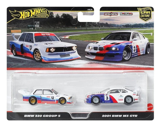 2025 Hot Wheels Premium Car Culture 2 Pack BMW 320 Group 5 & 2001 BMW M3 GTR