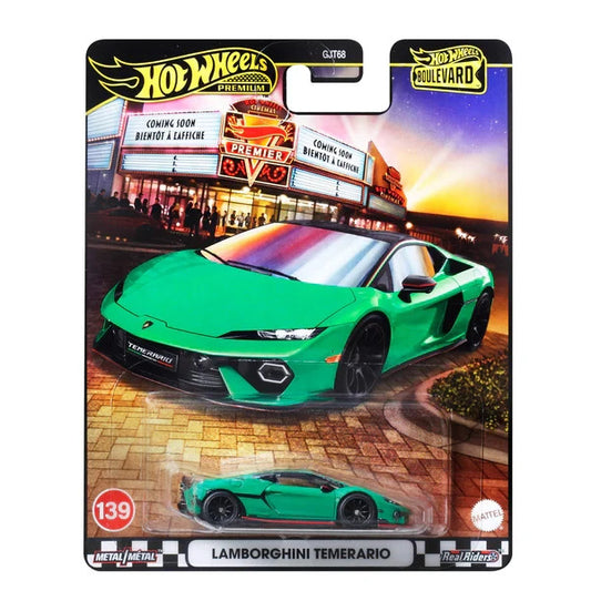 2025 Hot Wheels Premium Boulevard #139 Lamborghini Temerario