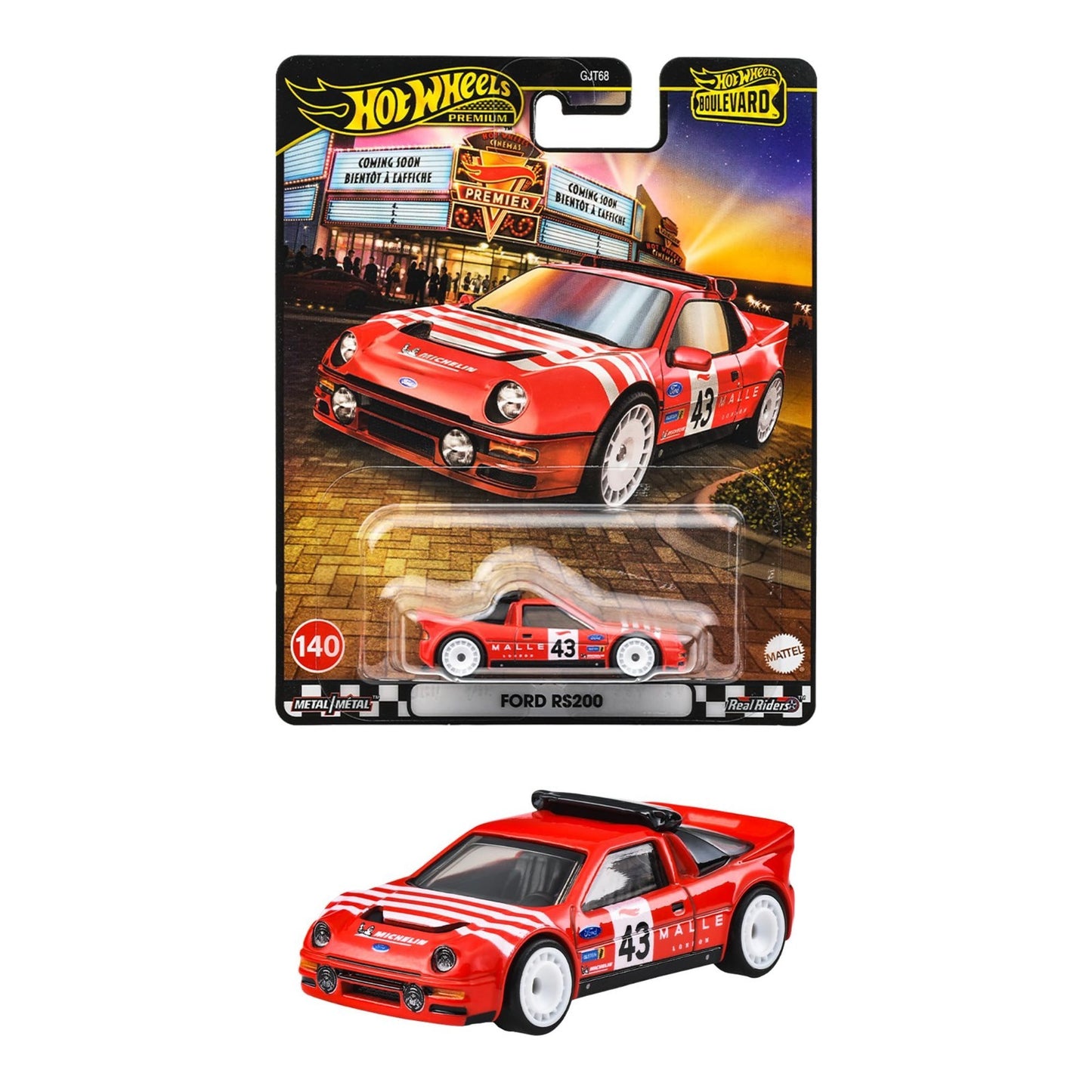 2025 Hot Wheels Premium Boulevard Ford RS200 #140