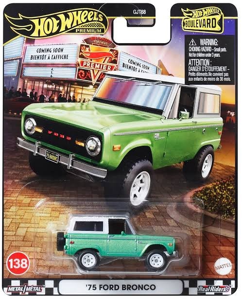 2025 Hot Wheels Premium Boulevard #138 '75 Ford Bronco