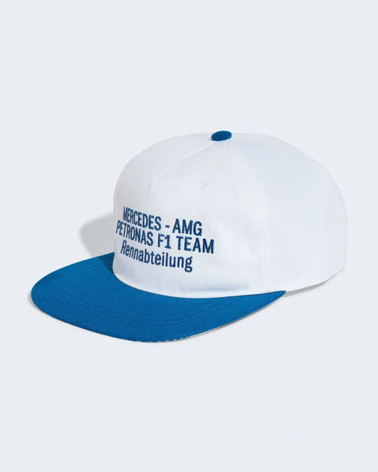 Mercedes AMG Petronas F1 Special Edition Silverstone Blue Wonder Team Hat White