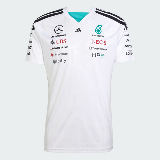 Mercedes - AMG Petronas Formula One 2026 Men's Team Jersey T-Shirt - White