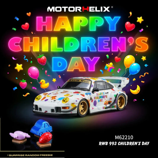MOTORHELIX 1:64 RWB 993 Children’s Day Limited Edition M62210