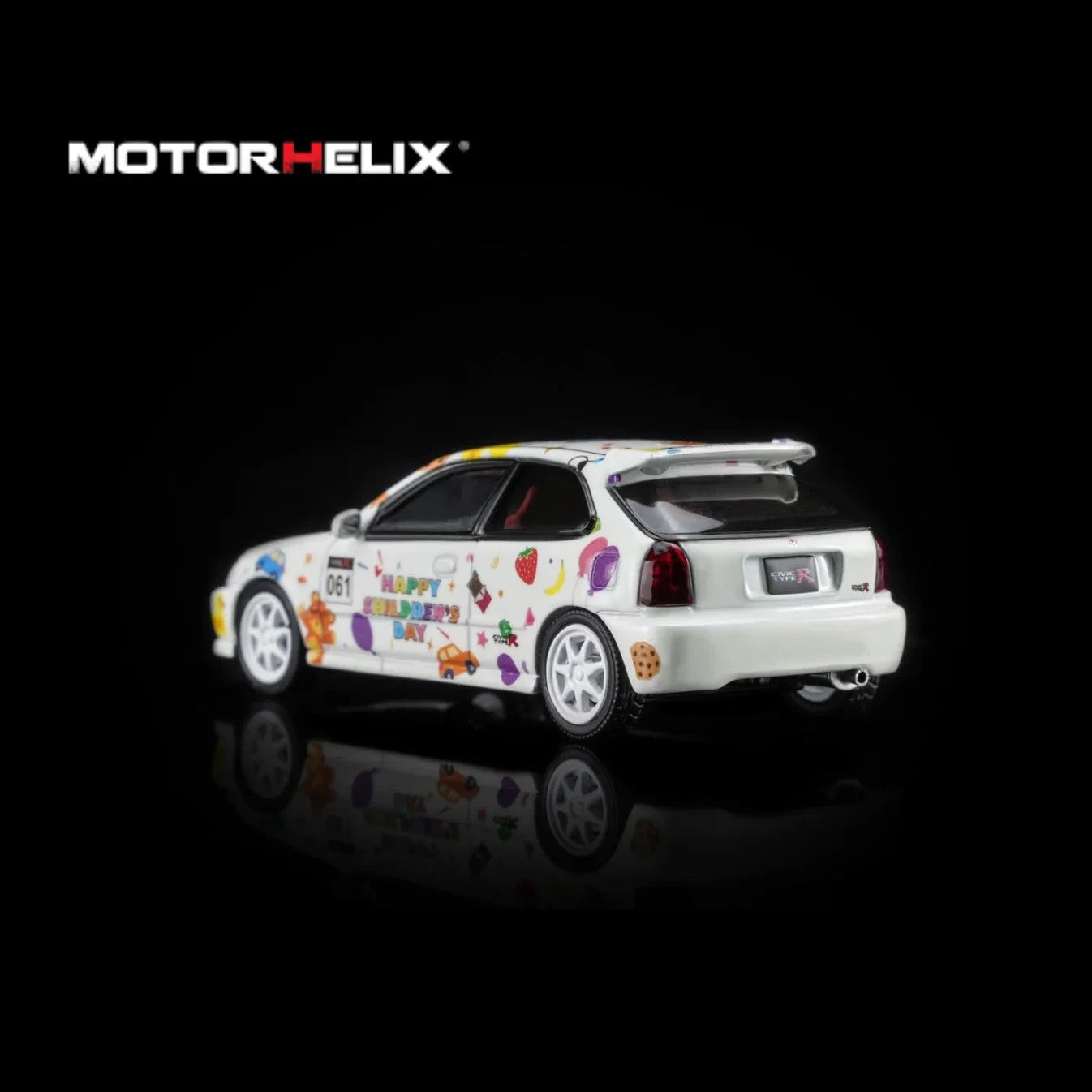 MOTORHELIX 1:64 Honda Civic TYPE R (EK9) Children‘s Day Limited Edition M65023