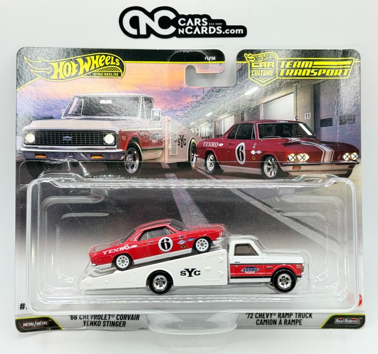 2026 Hot Wheels Premium Car Culture Team Transport Chevrolet Corvair (Damaged)