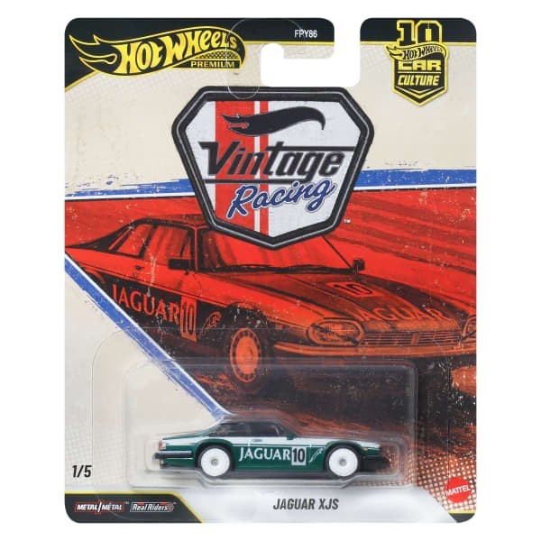 2026 Hot Wheels Car Culture Vintage Racing Jaguar XJS Green