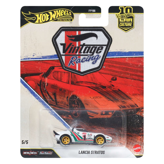2026 Hot Wheels Car Culture Vintage Racing 3/5 Lancia Stratos