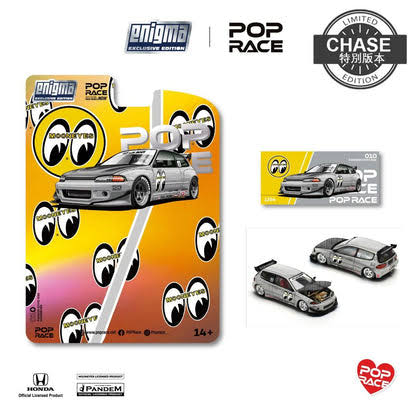 POPRACE Pandem Civic EG6 Mooneyes Enigma Exclusive 010 Blister Raw CHASE