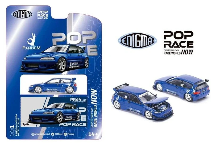POPRACE Pandem Civic EG6 Blue Enigma Exclusive 001 Blister
