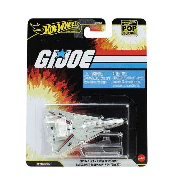 2026 Hot Wheels Premium Pop Culture G.I. Joe Combat Jet Skystriker Grumman F-14