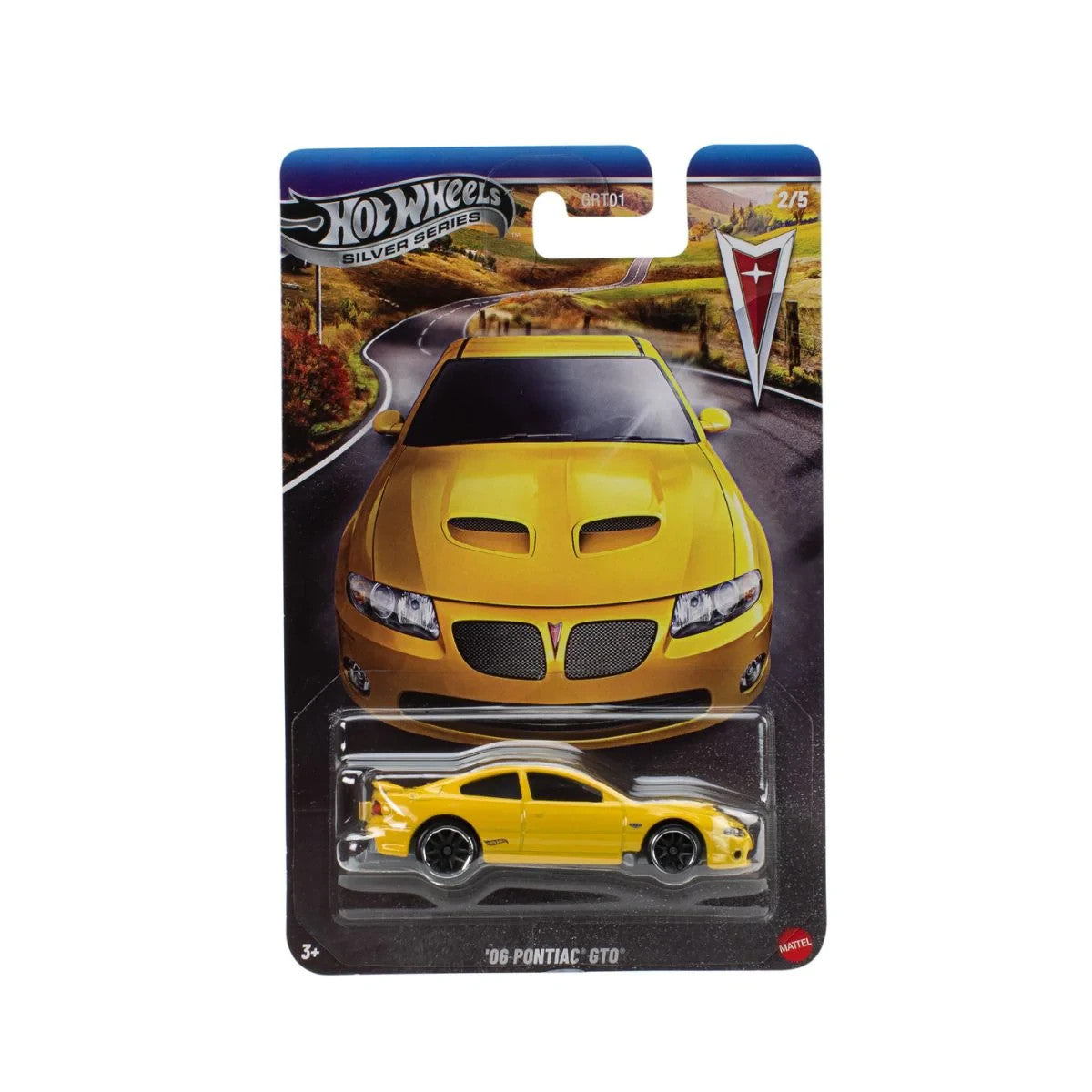 2026 Hot Wheels Silver Series Pontiac 100th Anniversary '06 Pontiac GTO Yellow