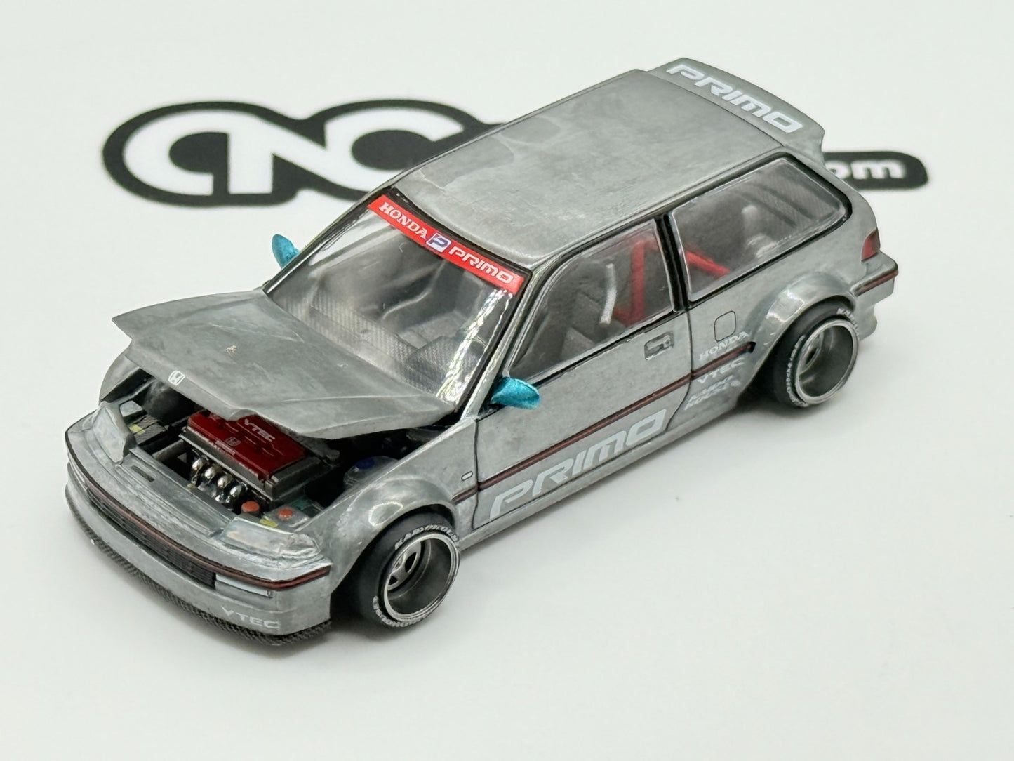 Kaido House x Mini GT 1:64 Honda Civic (EF) Kaido Works KHMG126 CHASE Open Box