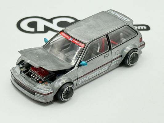 Kaido House x Mini GT 1:64 Honda Civic (EF) Kaido Works KHMG126 CHASE Open Box