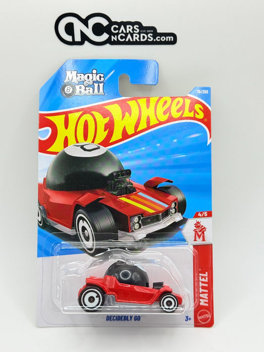 2026 Hot Wheels Mattel 4/5 Decidedly Go Magic 8 Ball Red (Soft Corners)