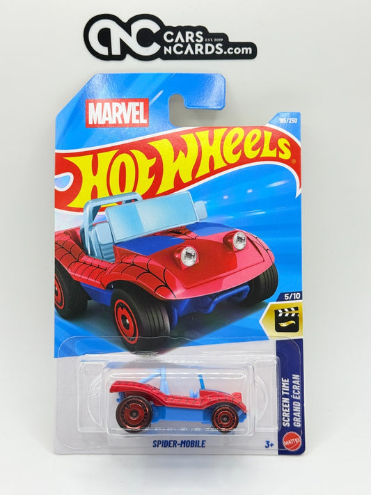 2026 Hot Wheels Screen Time 5/10 Marvel Spider-Man Spider-Mobile (Soft Corners)