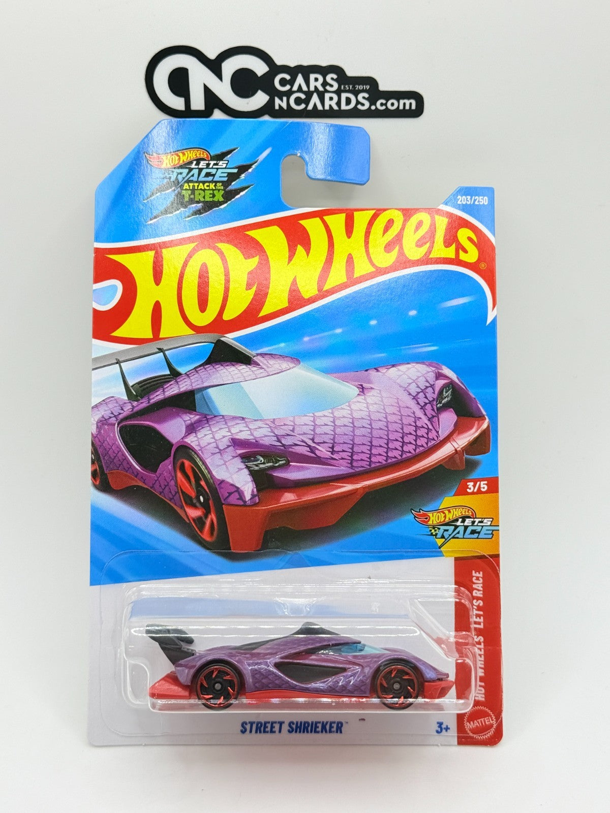 2026 Hot Wheels Hot Wheels Let's Race 3/5 Street Shrieker (Soft Corners)