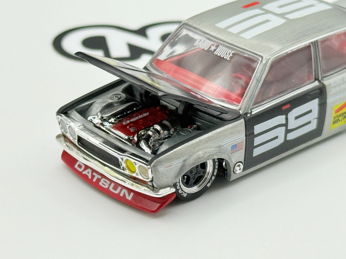 Kaido House x Mini GT 1:64 Datsun 510 Pro Street SK510 KHMG003 CHASE Open Box
