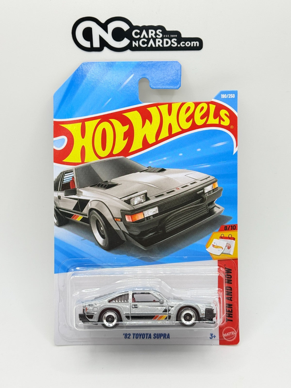 2026 Hot Wheels Then and Now 8/10 '82 Toyota Supra Grey (Soft Corners)