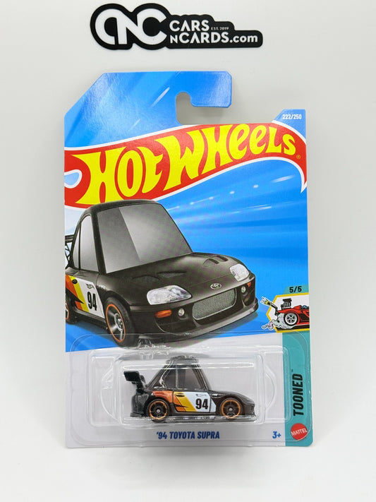 2026 Hot Wheels Tooned 5/5 '94 Toyota Supra Black (Soft Corners)