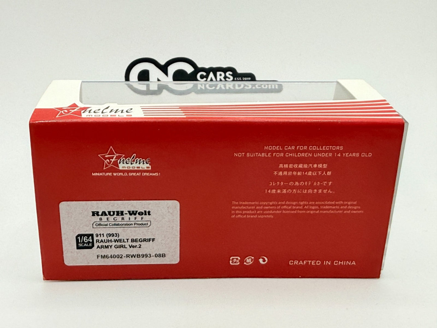 FuelMe 1:64 Porsche RWB 911 (993) ARMY GIRL Ver.2 Model Car FM64002-RWB993-08B