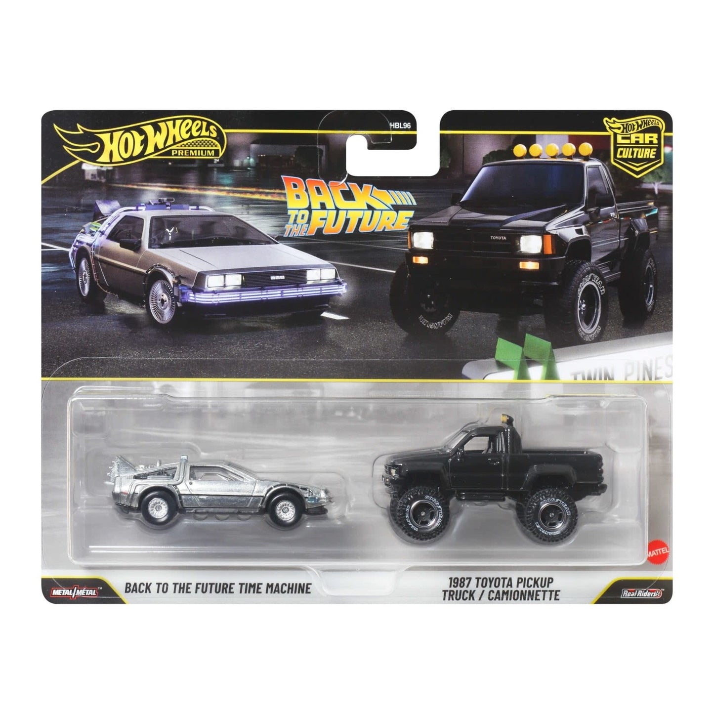 2026 Hot Wheels 1:64 Premium Car Culture 2 Pack Back To The Future DMC & Truck