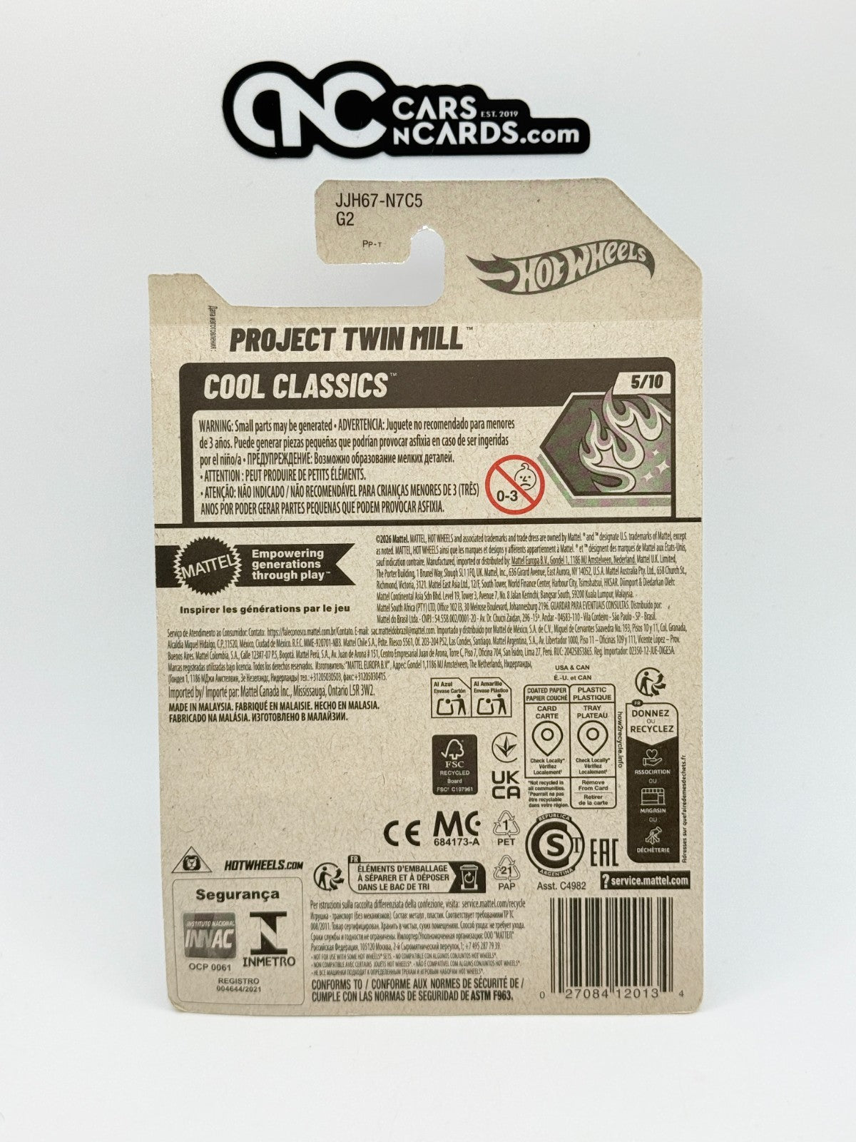 2026 Hot Wheels Cool Classics 5/10 Project Twin Mill (Soft Corners)