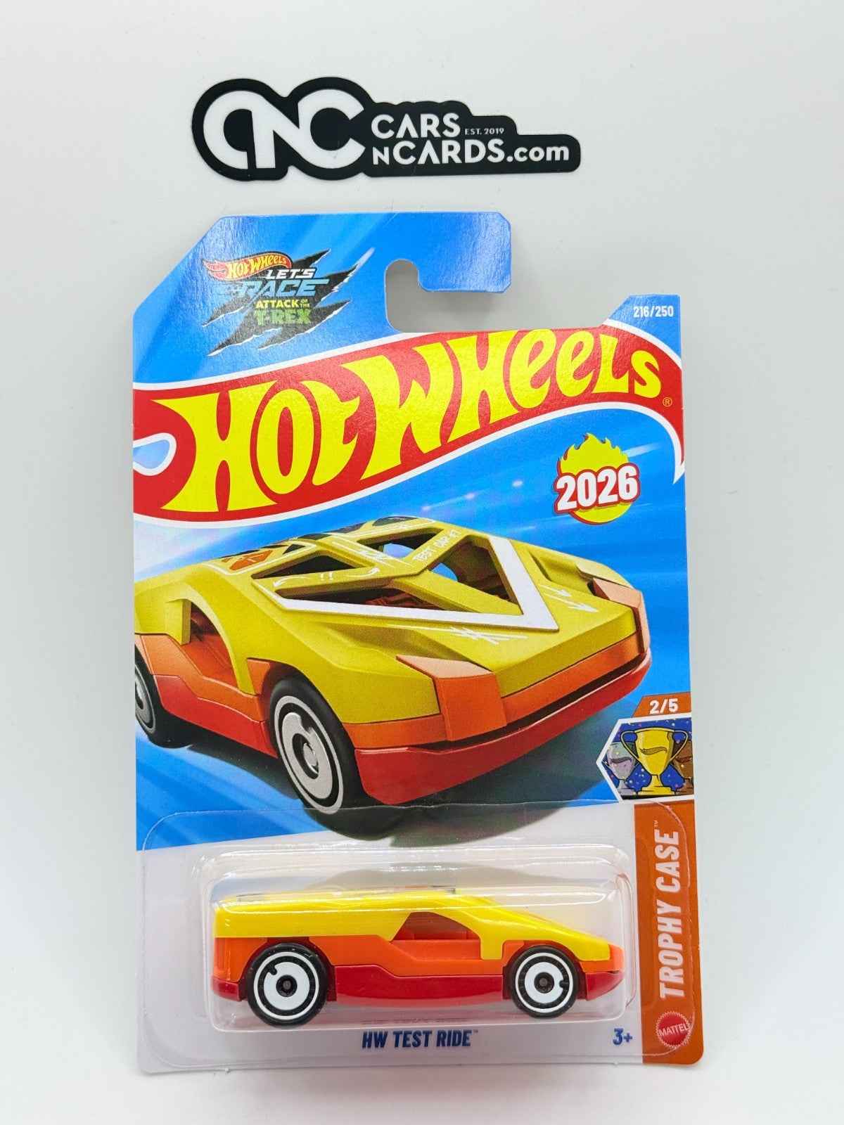 2026 Hot Wheels Trophy Case 2/5 HW Test Ride (Soft Corners)