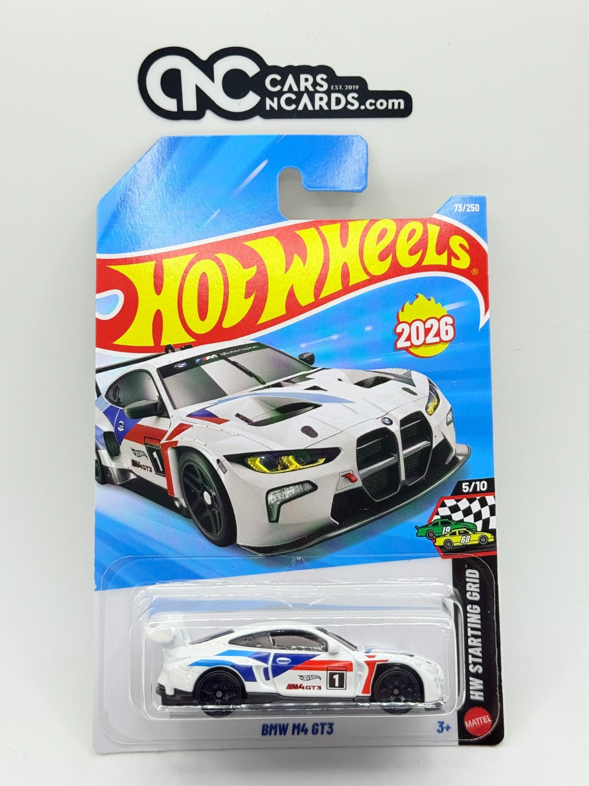2026 Hot Wheels HW Starting Grid BMW M4 GT3 White (Soft Corners)