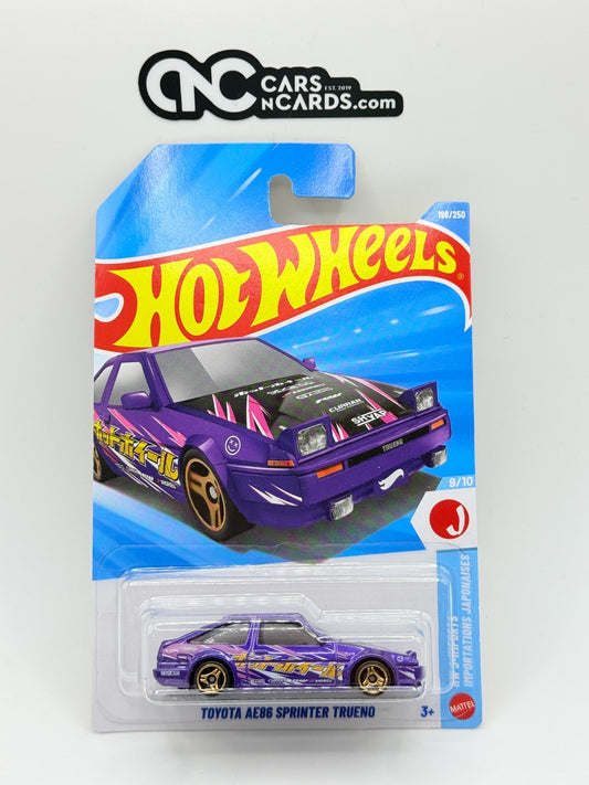 2026 Hot Wheels HW J-Imports Toyota AE86 Sprinter Trueno Purple (Soft Corners)