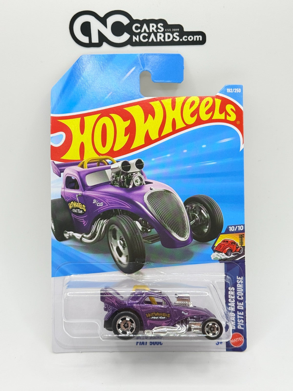 2026 Hot Wheels Drag Racers 10/10 Fiat 500C (Soft Corners)