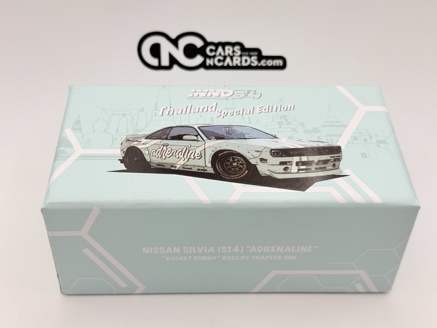 INNO64 Nissan Silvia (S14) Adrenaline Rocket Bunny Thailand Special IN64-S14B-CH