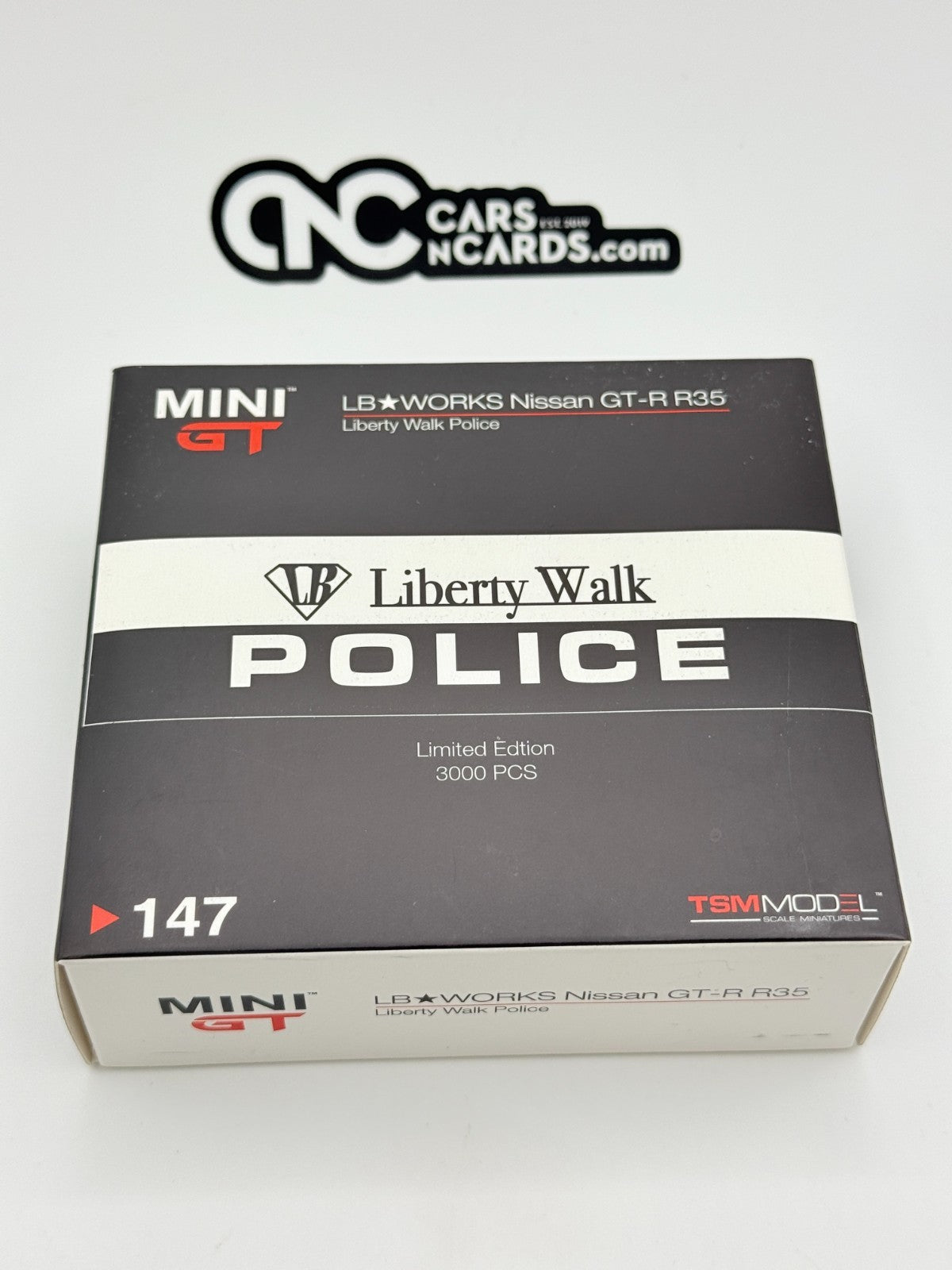 Mini GT 147 Liberty Walk Police LB Works Nissan GT-R R35 Complete Open Box RARE