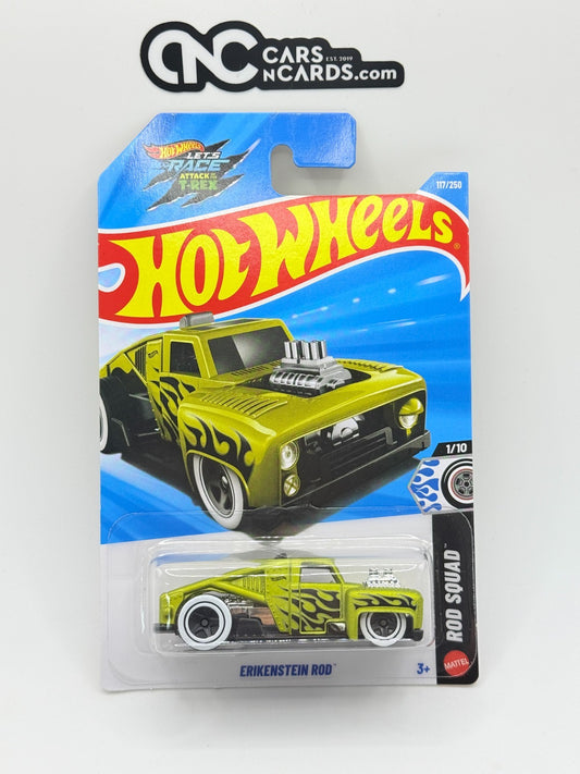 2026 Hot Wheels Rod Squad 1/10 ERIKENSTEIN ROD Green (Soft Corners)