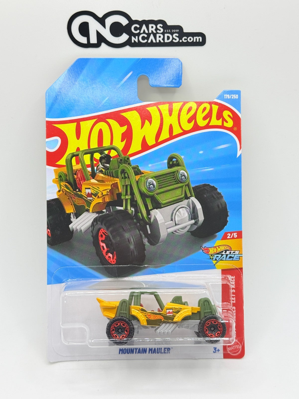 2026 Hot Wheels HOT WHEELS LET'S RACE 1/10 MOUNTAIN MAULER Green (Soft Corners)