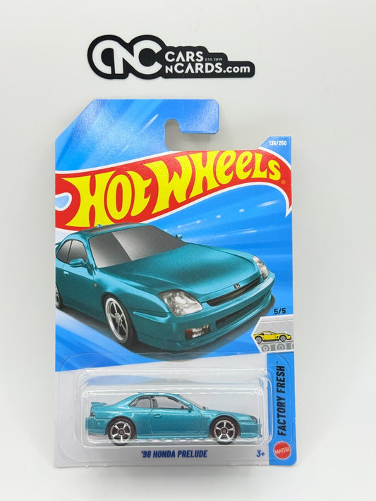 2026 Hot Wheels Factory Fresh 5/5 '98 Honda Prelude Teal (Soft Corners)