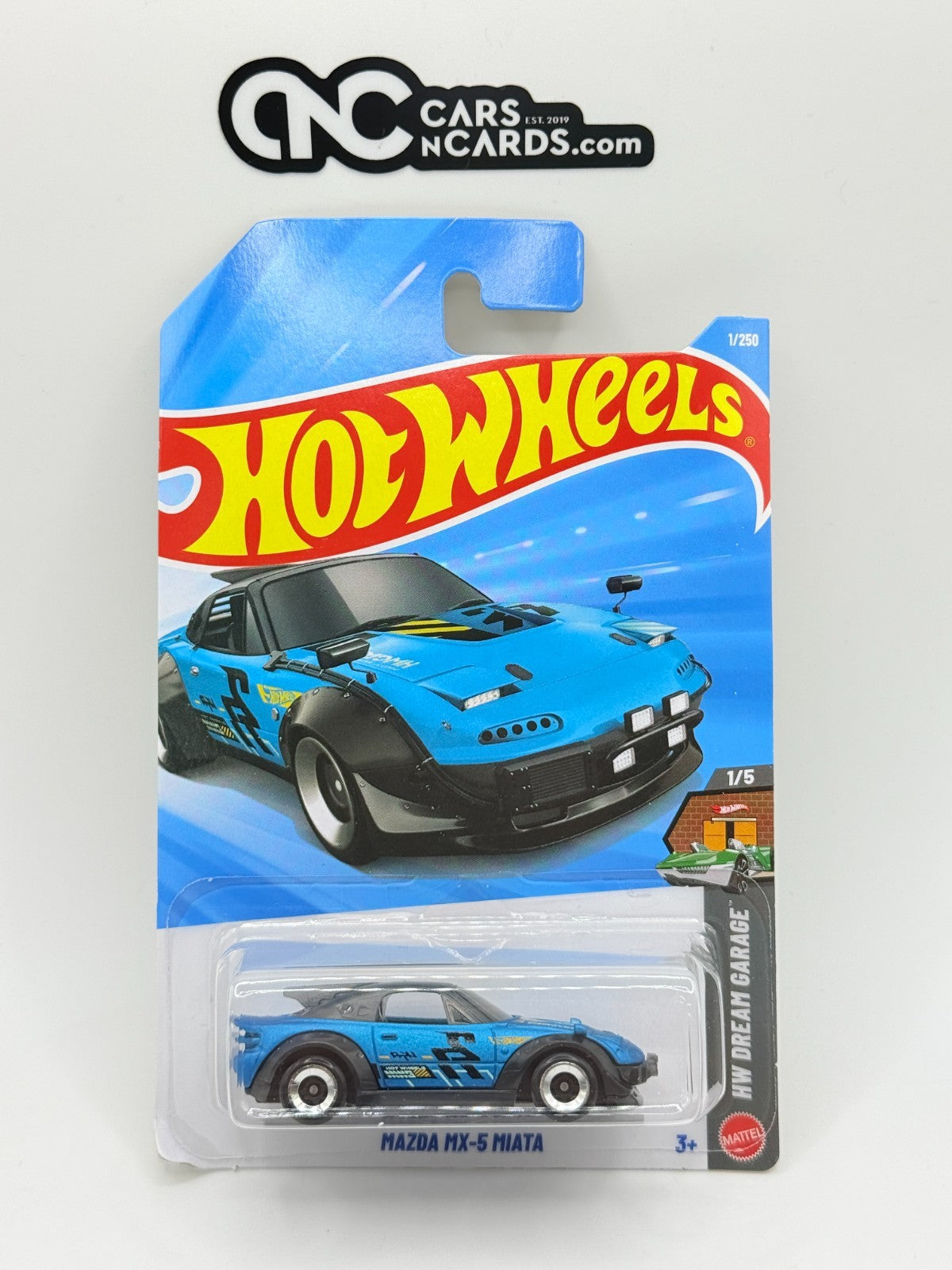 2026 Hot Wheels HW Dream Garage 1/5 Mazda MX-5 Miata Blue (Soft Corners)
