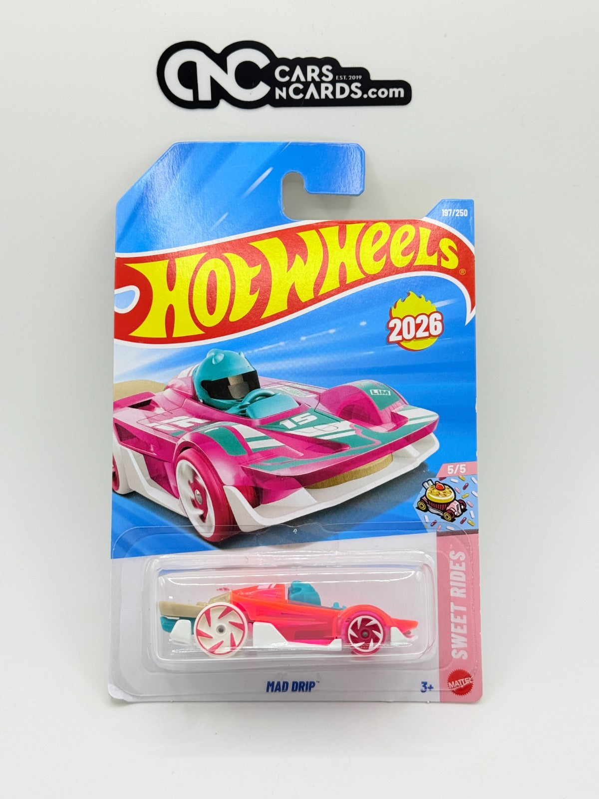 2026 Hot Wheels Sweet Rides 5/5 Mad Drip Pink (Soft Corners)