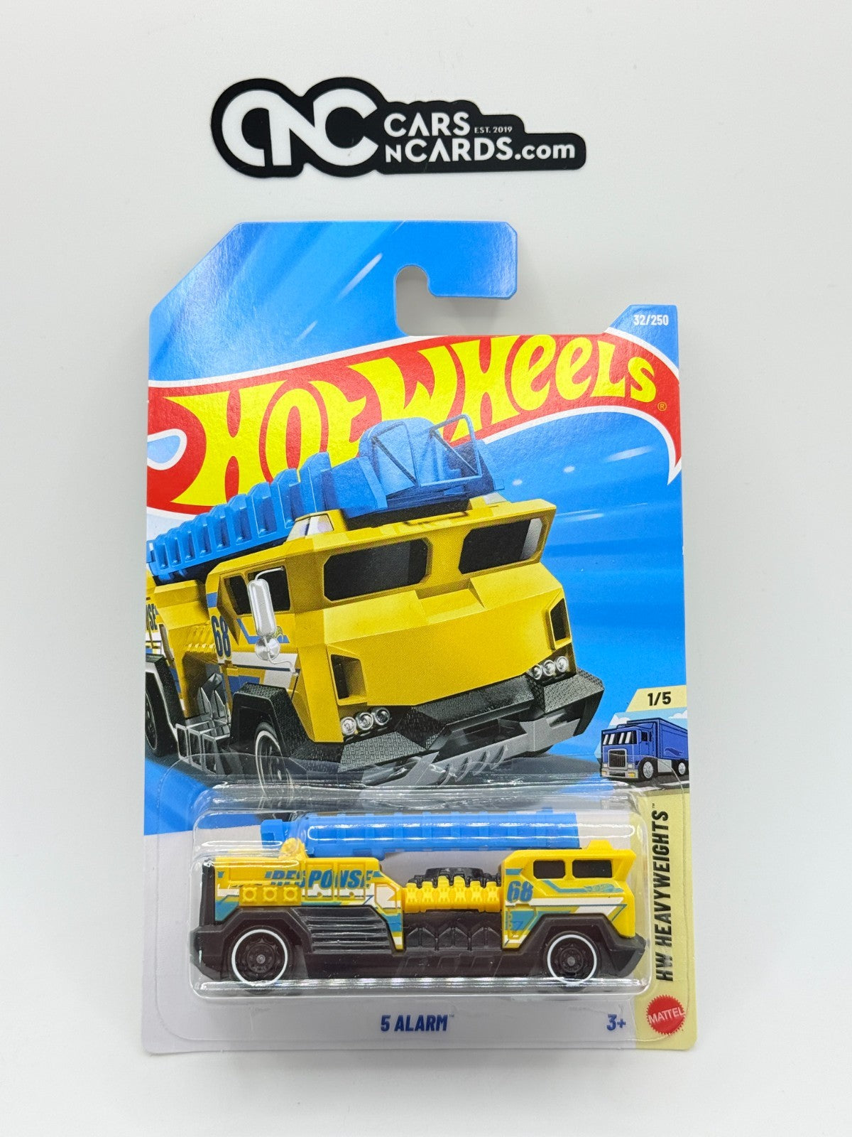 2026 Hot Wheels HW Heavyweights 1/5 5 Alarm Yellow (Soft Corners)