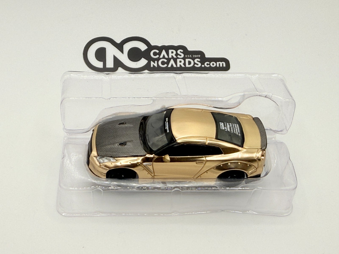 Mini GT #40 Liberty Walk LB Works Nissan GT-R R35 Satin Gold Open Box RARE