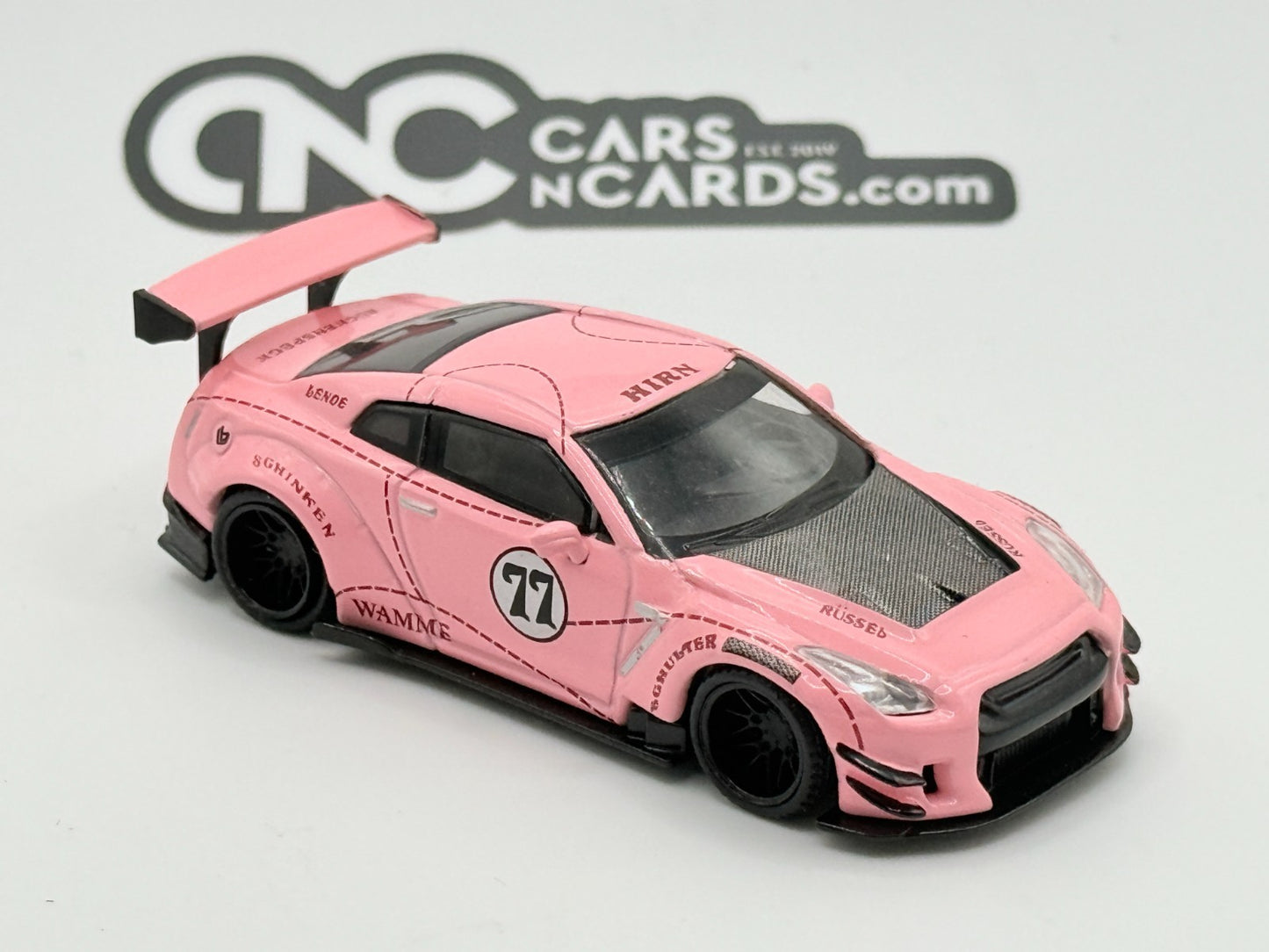Mini GT #76 Liberty Walk LB Works Nissan GT-R R35 Pink Pig Open Box RARE