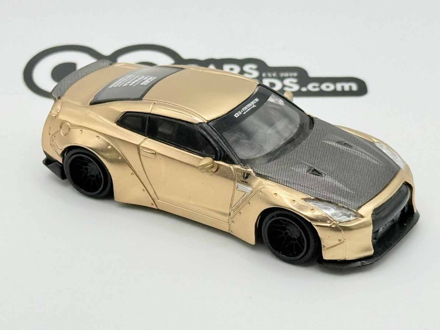 Mini GT #40 Liberty Walk LB Works Nissan GT-R R35 Satin Gold Open Box RARE