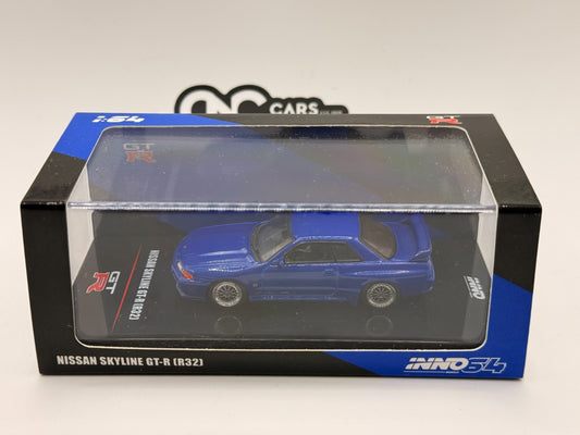 INNO64 1:64 NISSAN SKYLINE GT-R (R32) Blue IN64-R32-BLU