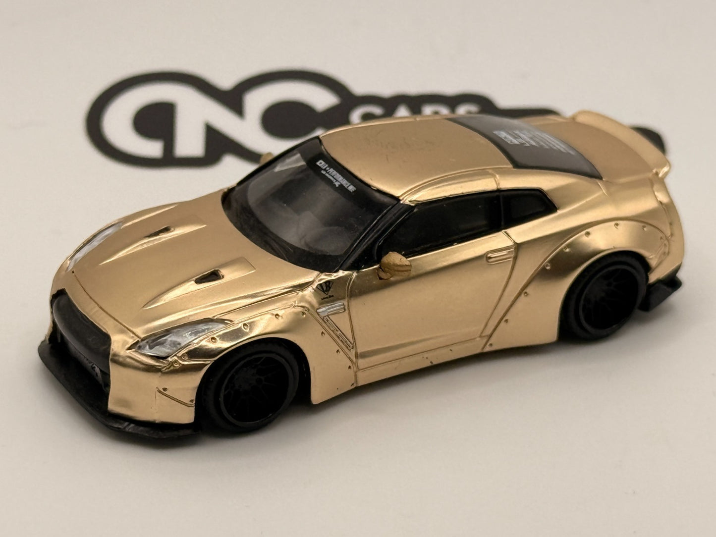 Mini GT #30 Liberty Walk LB Works Nissan GT-R R35 Satin Gold Open Box RARE