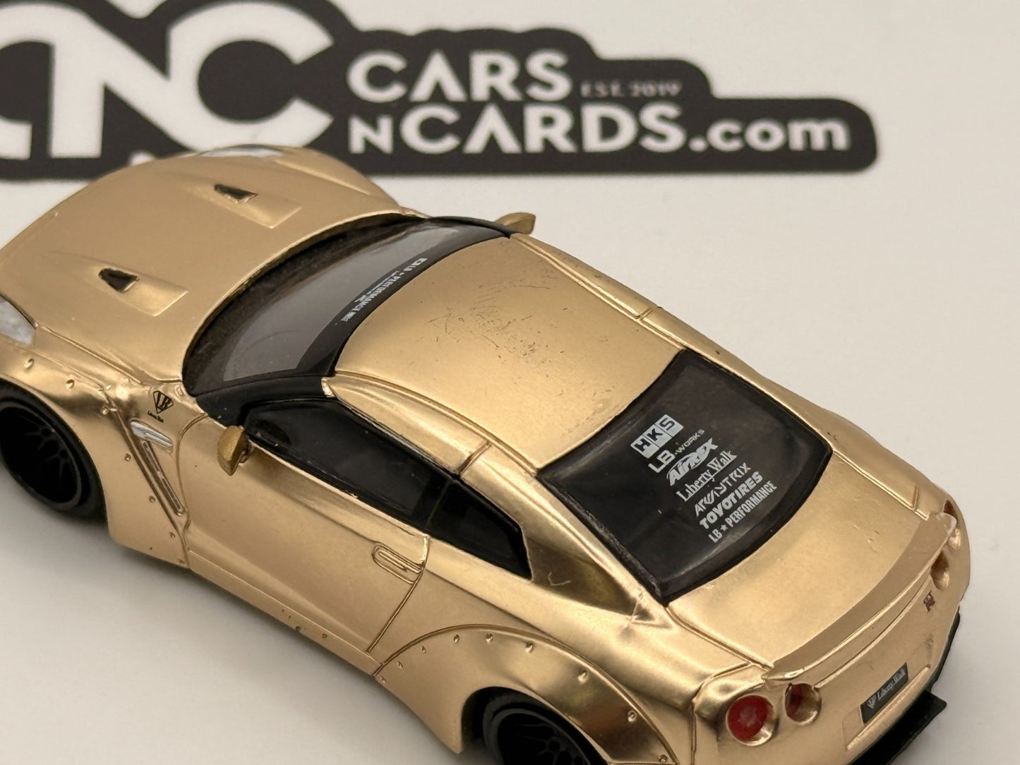 Mini GT #30 Liberty Walk LB Works Nissan GT-R R35 Satin Gold Open Box RARE