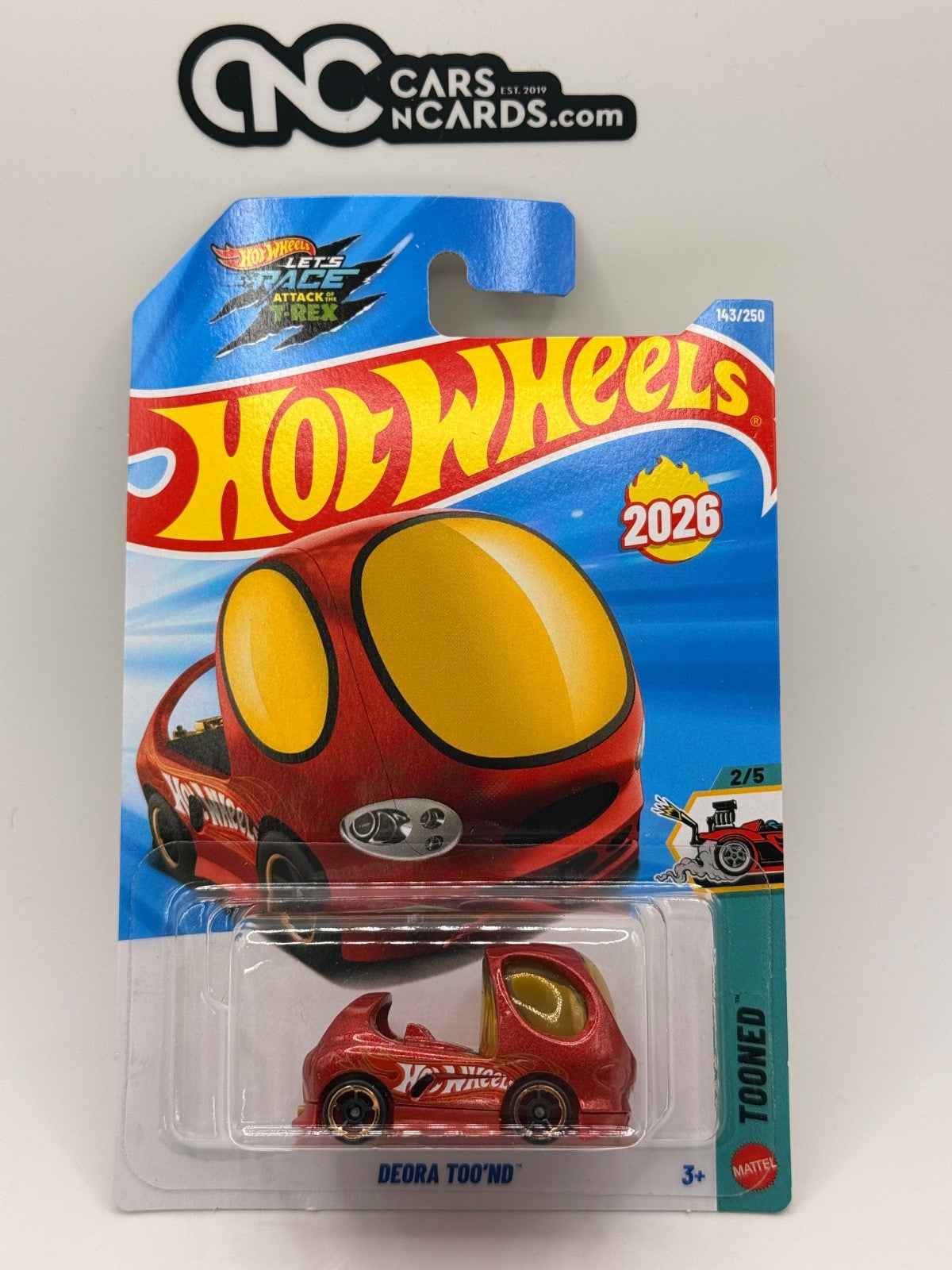 2026 Hot Wheels Tooned 2/5 Deora Too'nd Red (Soft Corners)