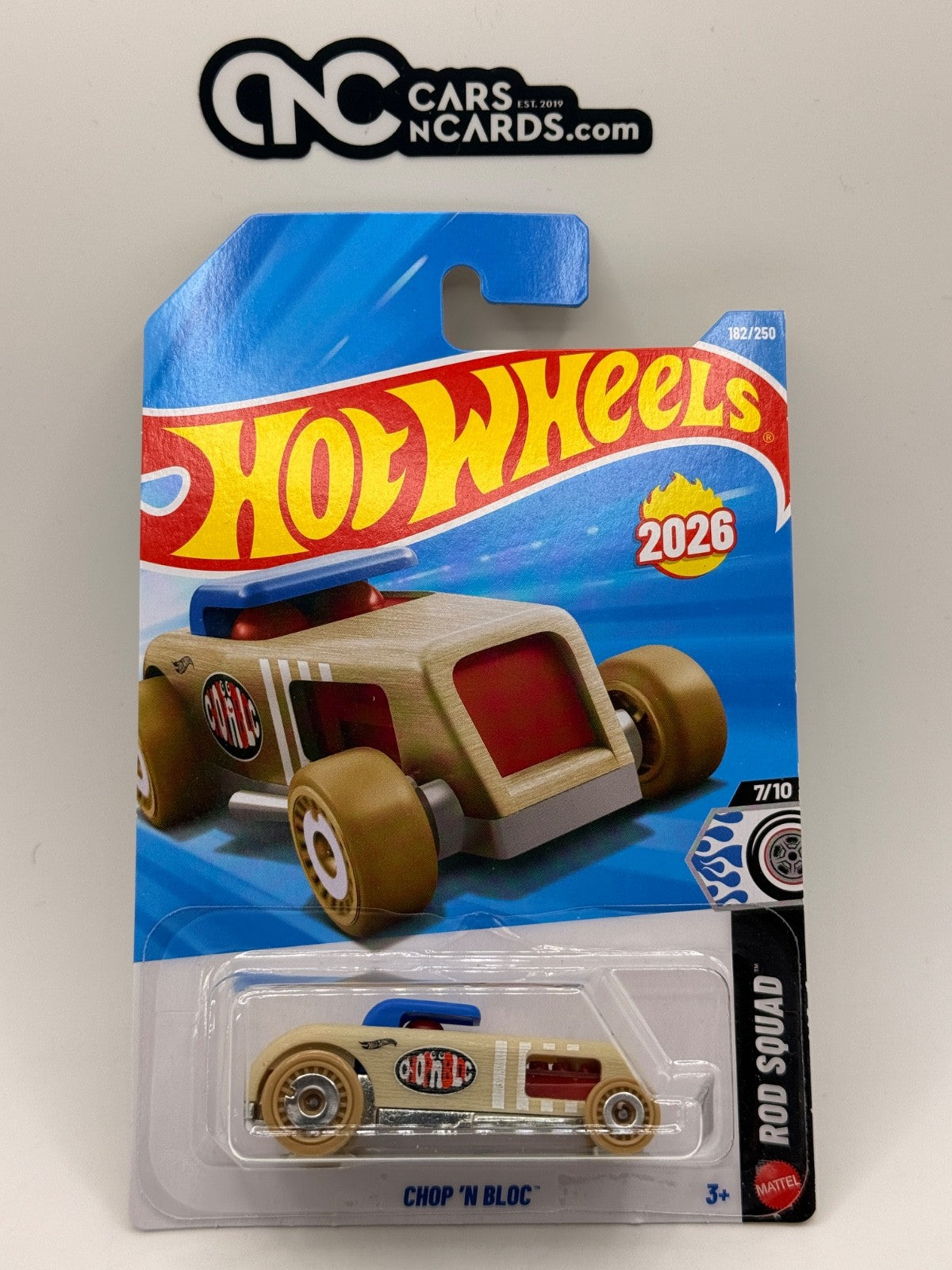 2026 Hot Wheels Rod Squad 7/10 Chop 'N Bloc (Soft Corners)