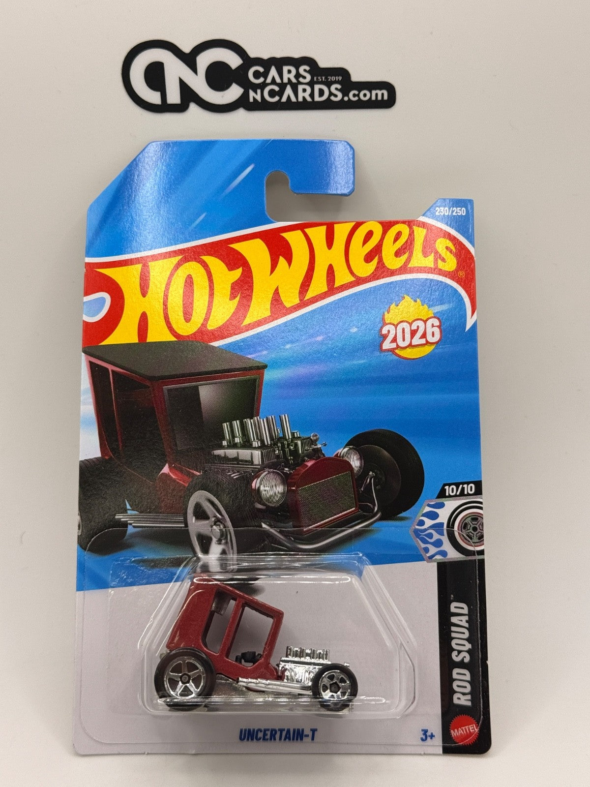 2026 Hot Wheels Rod Squad 10/10 Uncertain-T (Soft Corners)
