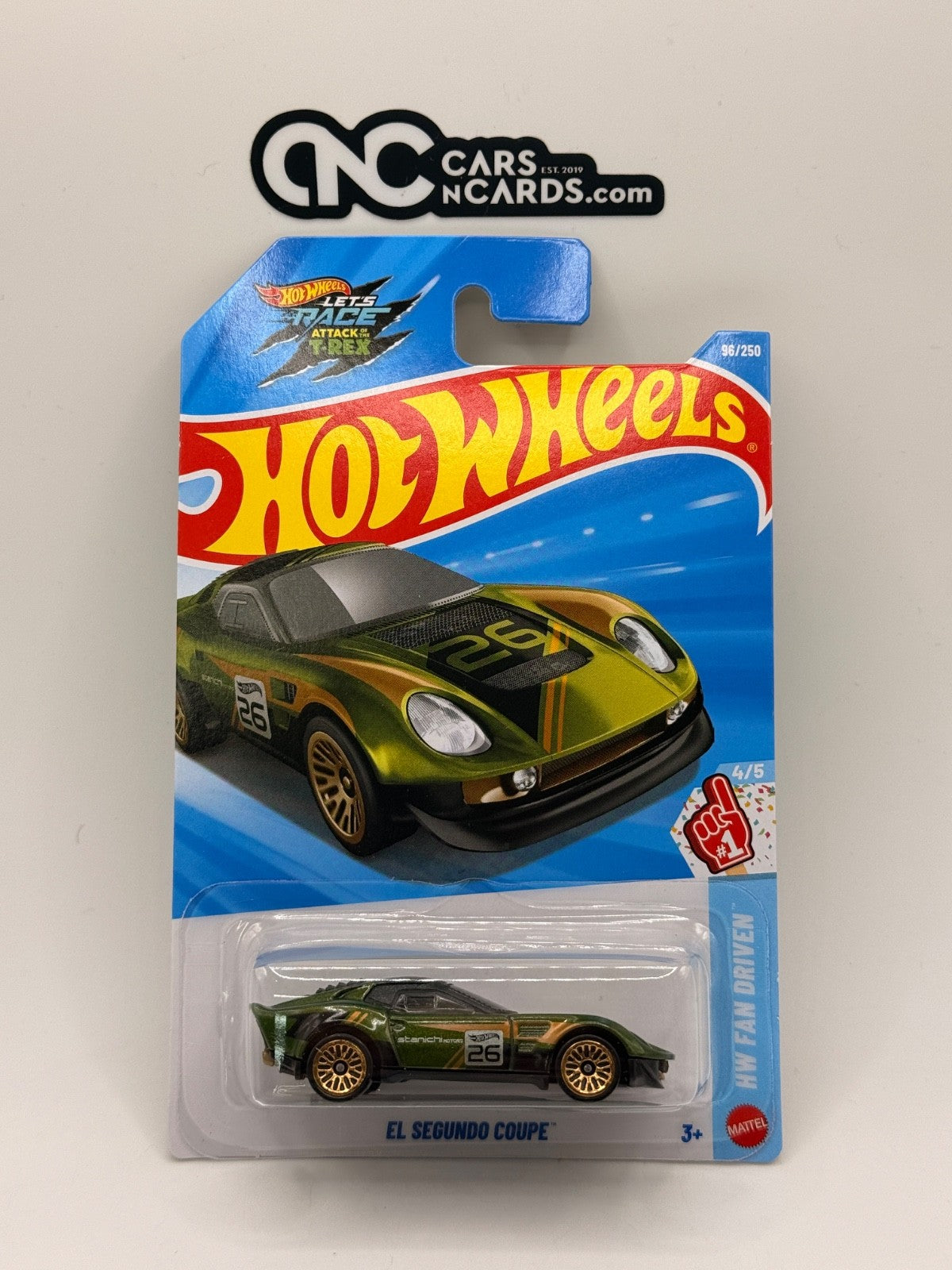 2026 Hot Wheels HW Fan Driven 4/5 El Segundo Coupe (Soft Corners)