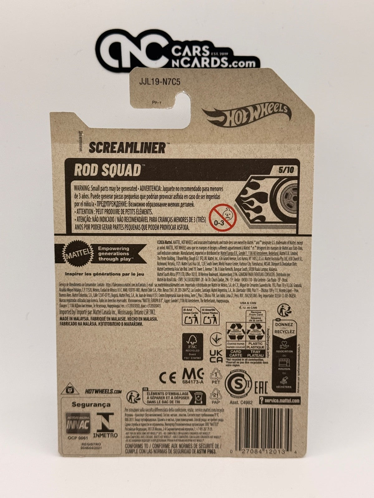 2026 Hot Wheels Rod Squad 5/10 Screamliner (Soft Corners)
